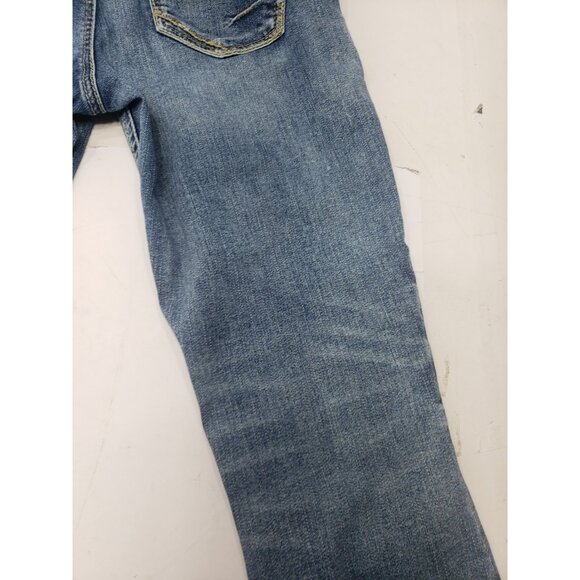 Silver Jeans Co. Elyse Skinny Ankle Size W25/L27 Medium Wash Denim Blue Jeans - Picture 15 of 16